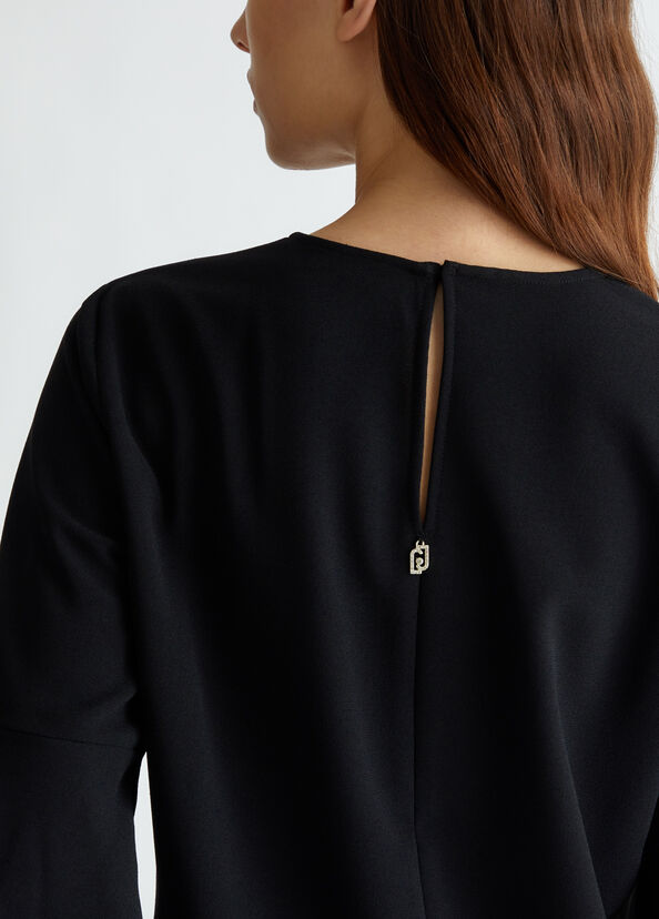 Liu Jo Blusa in crêpe stretch Hotsell