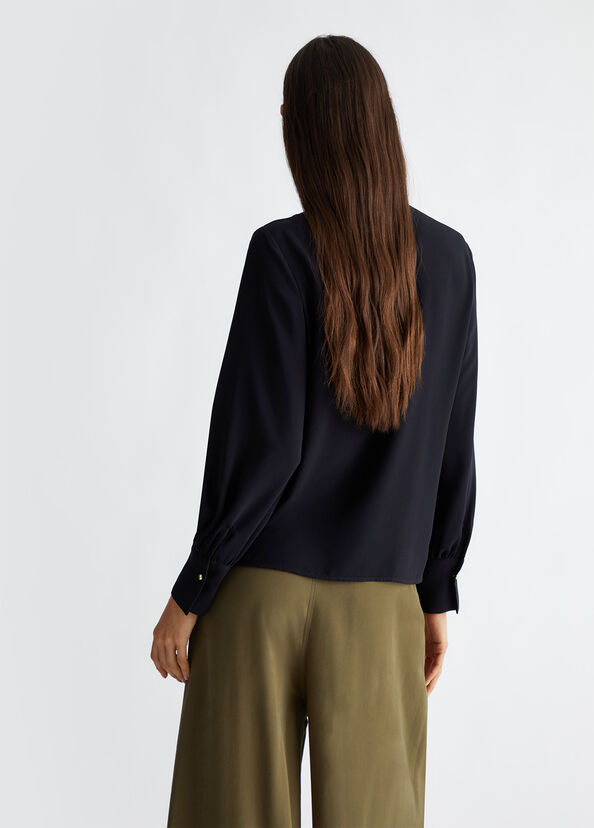 Liu Jo Blusa in crêpe Vendite Flash