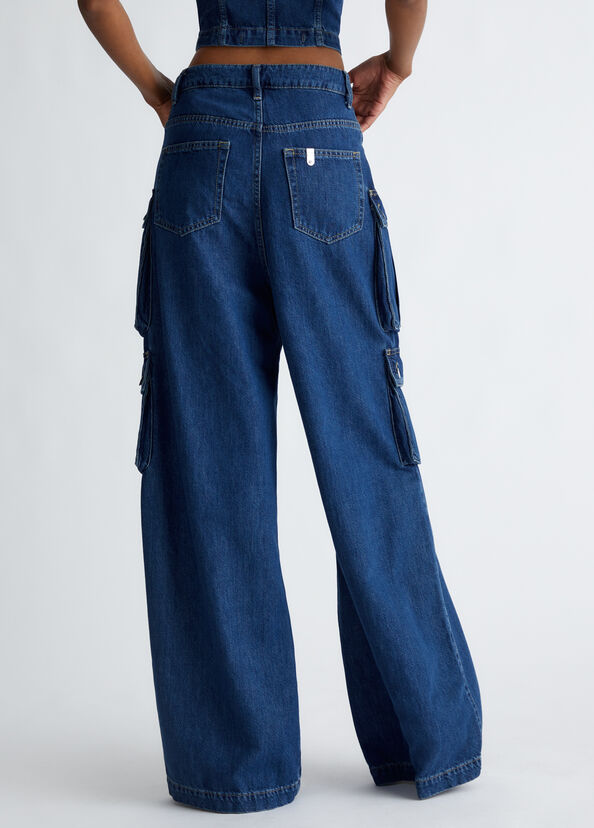 Liu Jo Jeans cargo in cotone stretch Moda