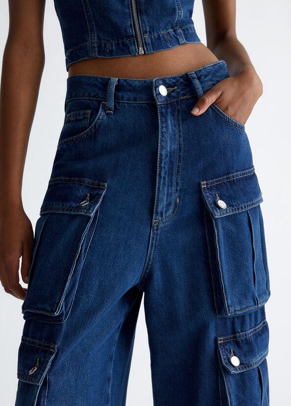 Liu Jo Jeans cargo in cotone stretch Moda