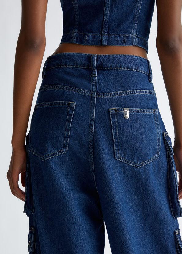 Liu Jo Jeans cargo in cotone stretch Moda