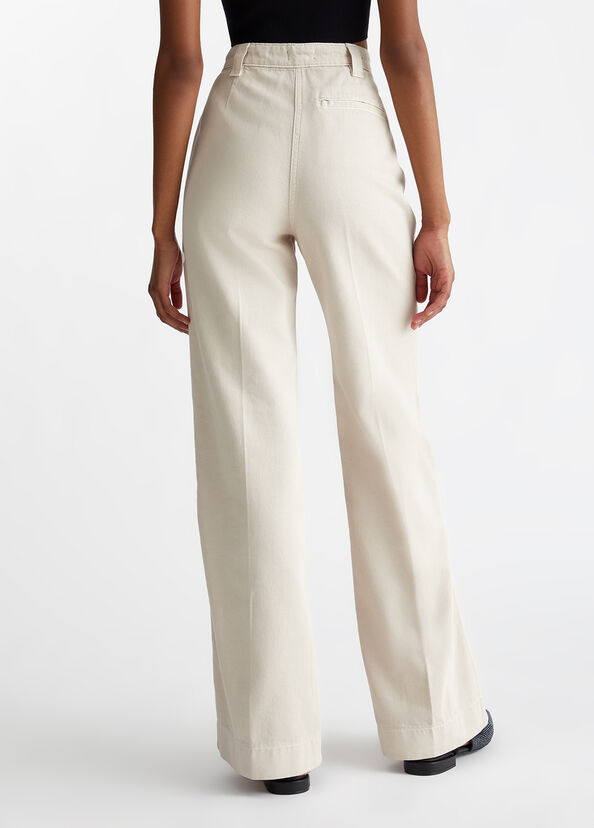 Liu Jo Pantaloni straight in cotone 2025