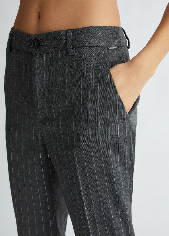 Liu Jo Pantaloni chino gessati In Linea