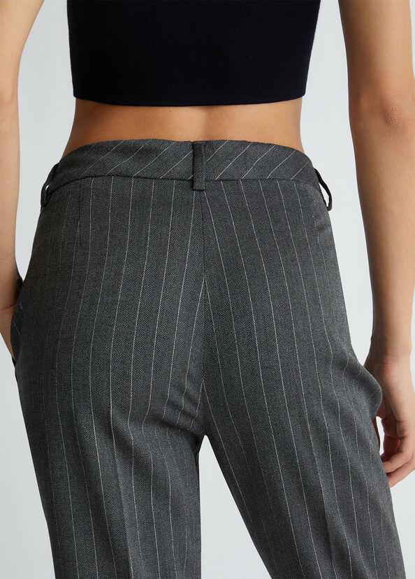 Liu Jo Pantaloni chino gessati In Linea