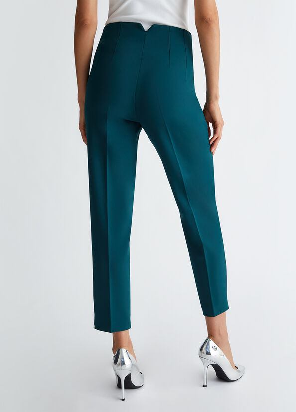 Liu Jo Pantaloni cropped stretch Nuovo