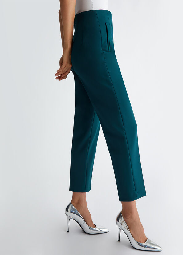 Liu Jo Pantaloni cropped stretch Nuovo