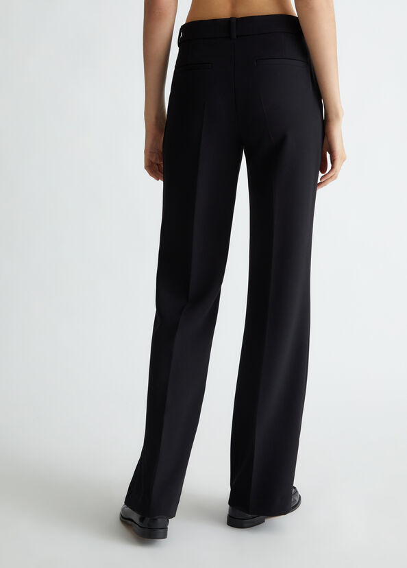 Liu Jo Pantaloni flare in crêpe Qualità