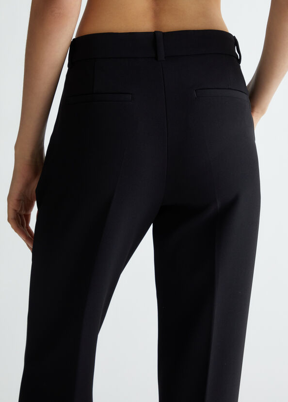 Liu Jo Pantaloni flare in crêpe Qualità