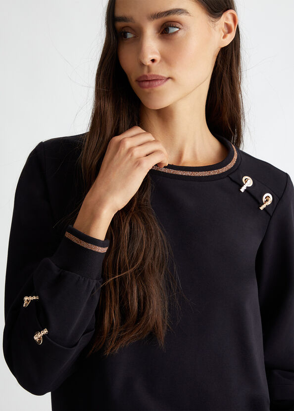 Liu Jo Felpa in cotone stretch Promozione Limitata