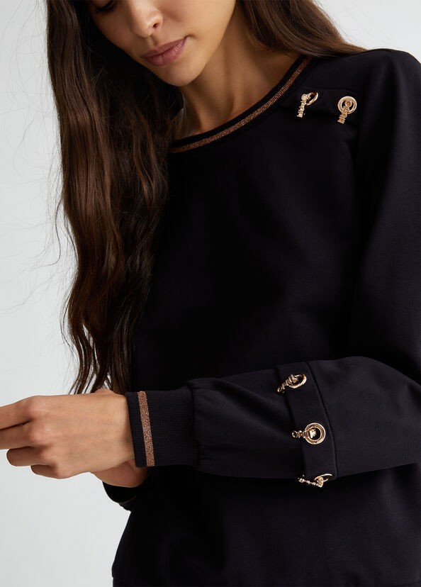 Liu Jo Felpa in cotone stretch Promozione Limitata