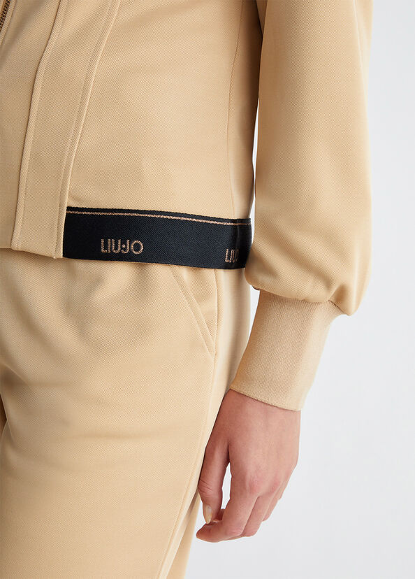 Liu Jo Felpa con cappuccio e zip Saldi
