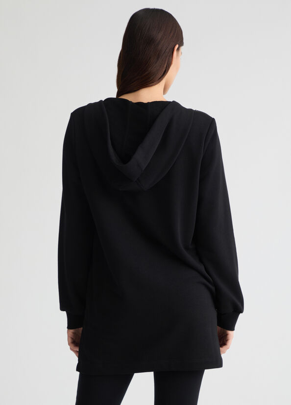 Liu Jo Felpa con cappuccio e strass Offerte