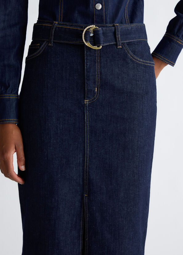 Liu Jo Gonna in denim con cintura Affare Del Giorno