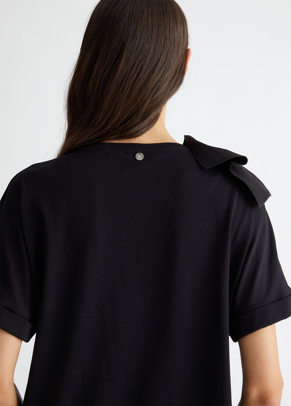 Liu Jo T-shirt con rouches Hotsell