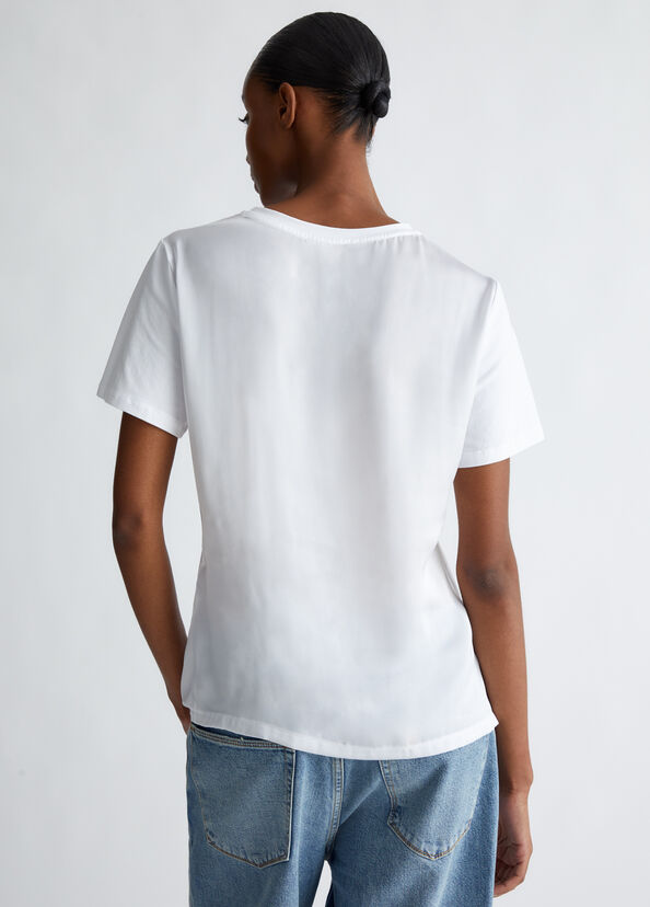 Liu Jo T-shirt con arriccio Vendita Economica