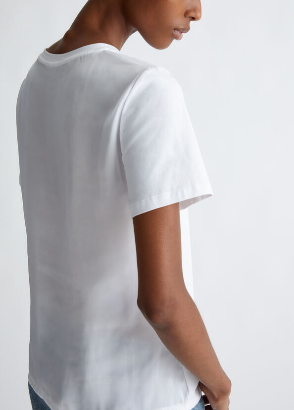 Liu Jo T-shirt con arriccio Vendita Economica