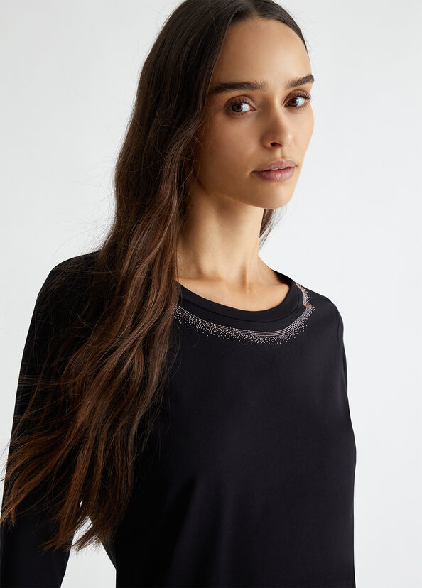 Liu Jo T-shirt con strass Pezzi Unici