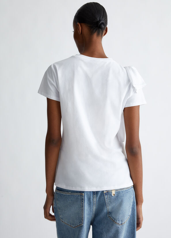 Liu Jo T-shirt con rouches In Saldo