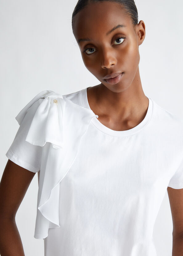 Liu Jo T-shirt con rouches In Saldo