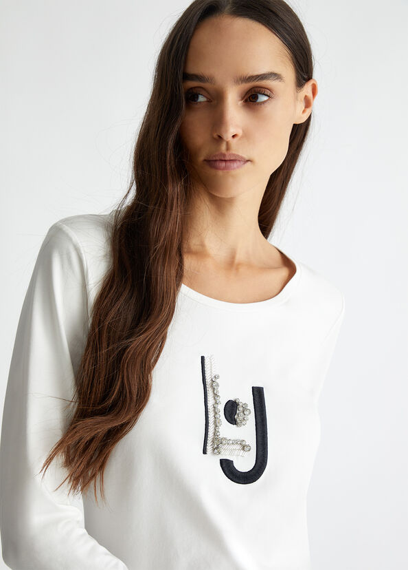Liu Jo T-shirt con applicazioni 2025