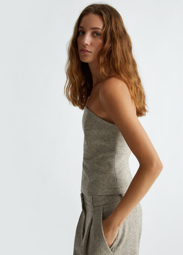 Liu Jo Top in lana moretta Vendita