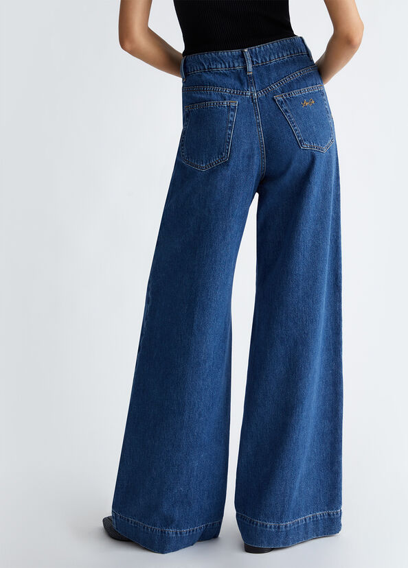 Liu Jo Jeans flare in cotone Qualità Garantita