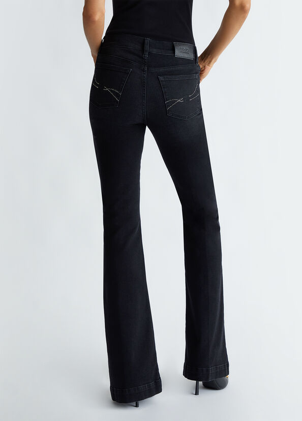 Liu Jo Jeans flare a vita alta Negozi Online