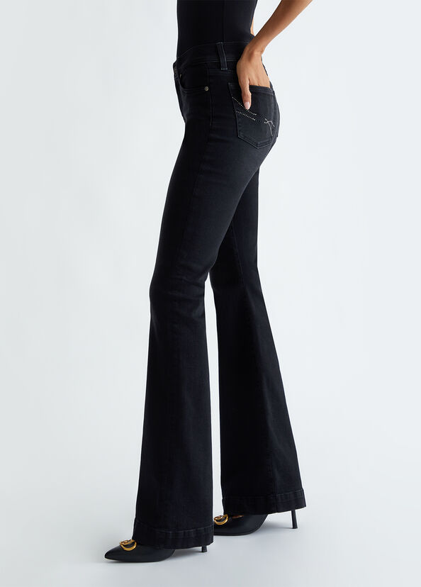 Liu Jo Jeans flare a vita alta Negozi Online