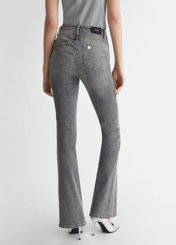 Liu Jo Jeans flare a vita alta Consegna Veloce