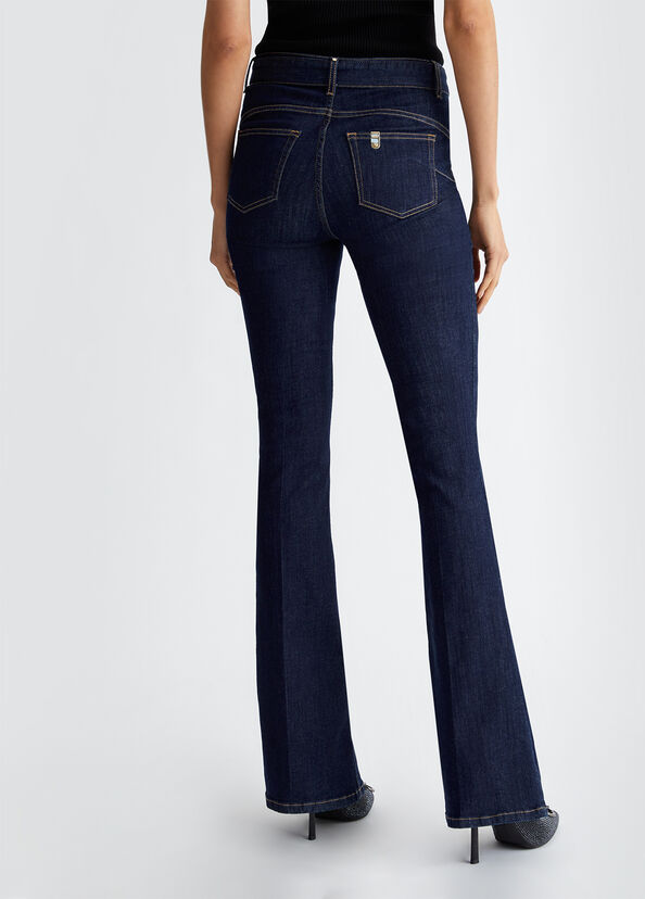 Liu Jo Jeans flare con cintura Fino Al -60%