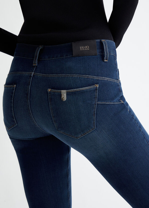 Liu Jo Jeans skinny bottom up Vendita Calda