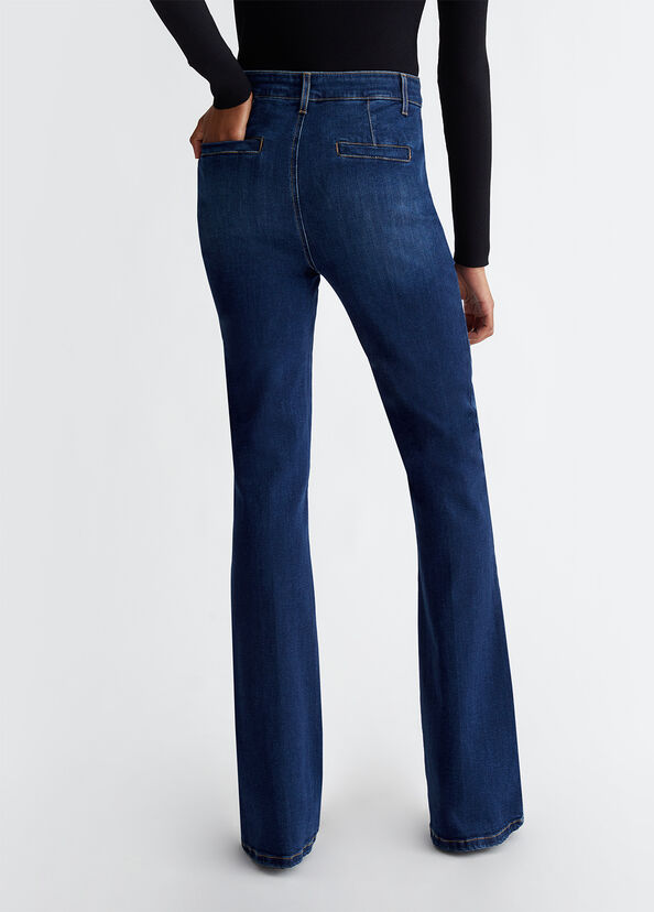 Liu Jo Jeans flare in cotone stretch Sottocosto