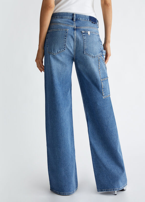 Liu Jo Jeans flare con borchie Offerta