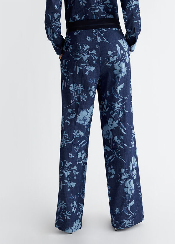 Liu Jo Jeans a palazzo con stampa floreale Hotsell