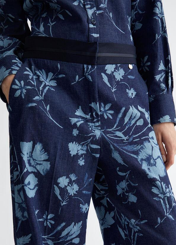 Liu Jo Jeans a palazzo con stampa floreale Hotsell