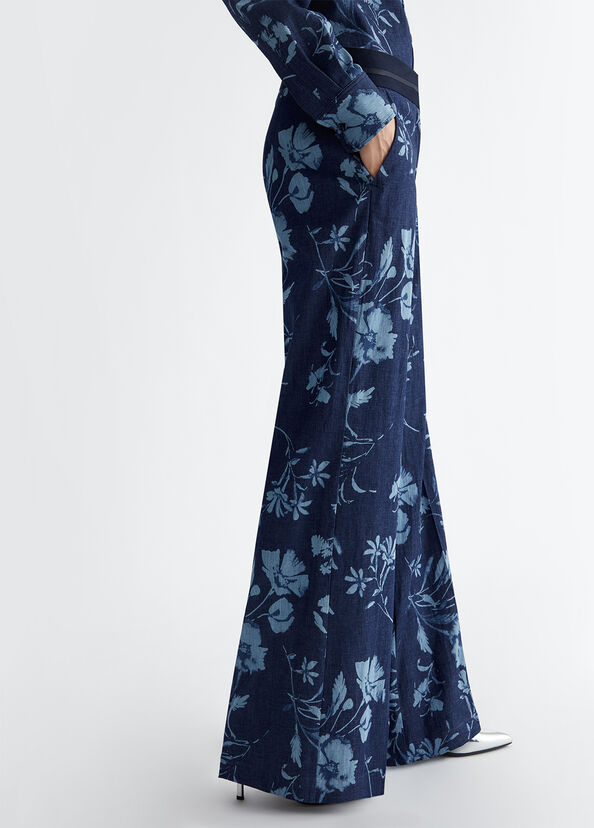 Liu Jo Jeans a palazzo con stampa floreale Hotsell