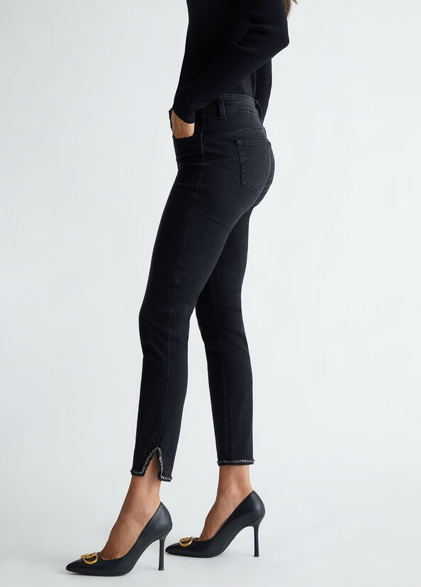 Liu Jo Jeans straight bottom up Saldi Di Fabbrica