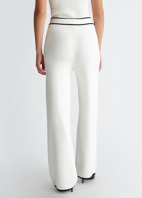Liu Jo Pantaloni in maglia di misto seta Vendite Flash