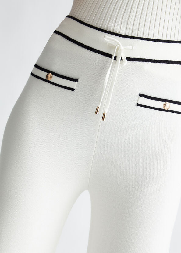 Liu Jo Pantaloni in maglia di misto seta Vendite Flash