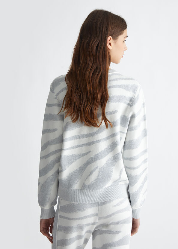Liu Jo Maglia animalier jacquard Spedizione Gratuita
