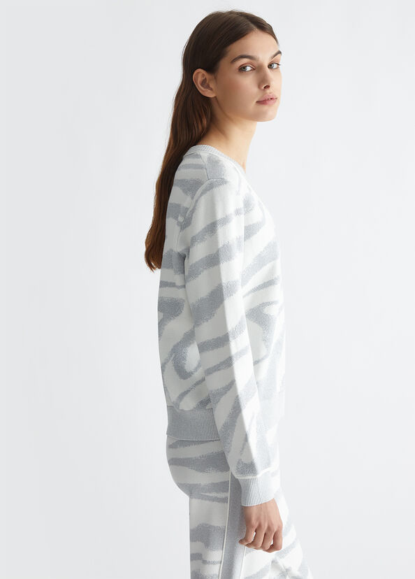 Liu Jo Maglia animalier jacquard Spedizione Gratuita