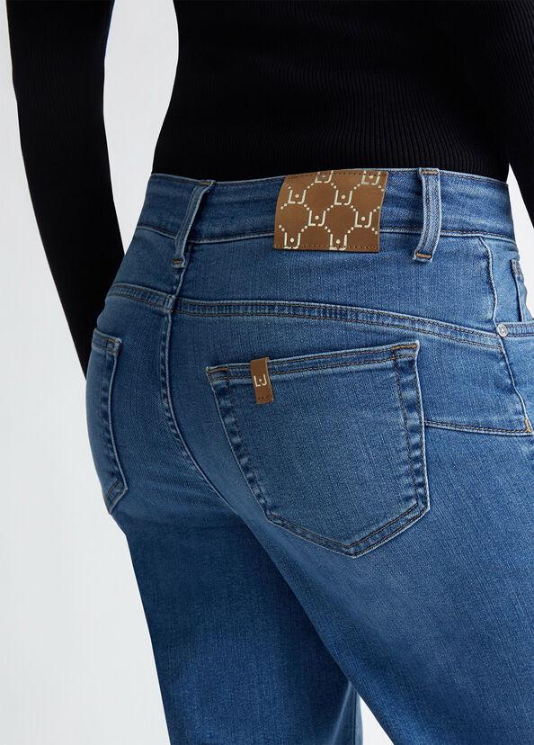 Liu Jo Jeans flare a vita alta Prezzo Ridotto