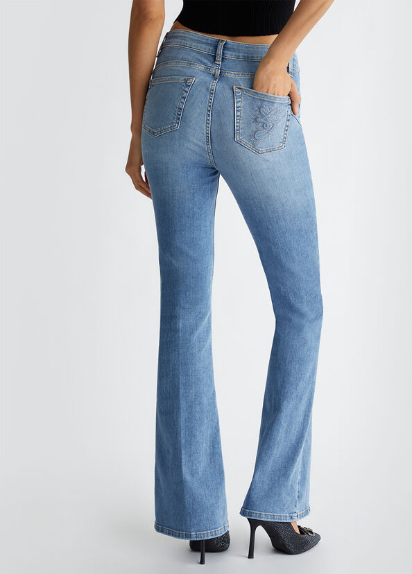 Liu Jo Jeans flare a vita alta Sottocosto