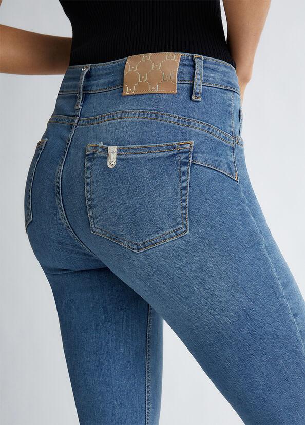 Liu Jo Jeans skinny bottom up a vita alta Saldi