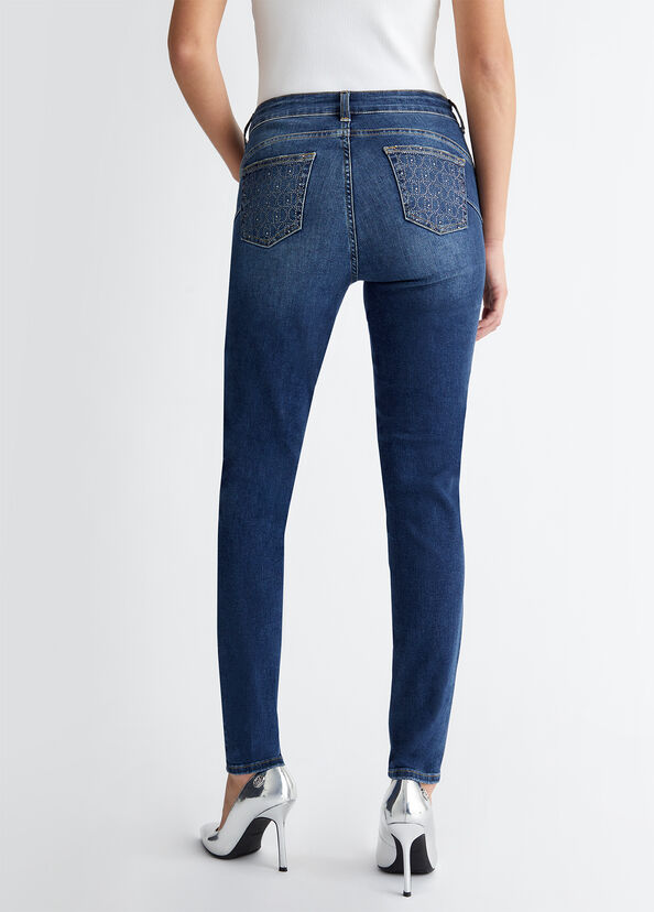 Liu Jo Jeans skinny bottom up Saldi Di Fabbrica