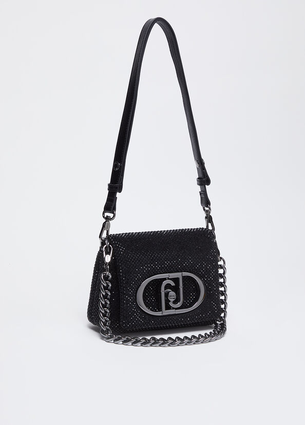 Liu Jo Borsa piccola LaPuffy con strass In vendita