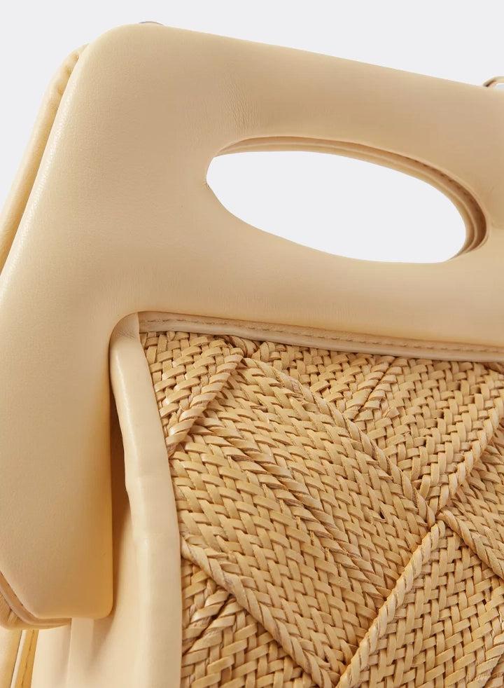 Themoirè CLORI WEAVED STRAW CANARY Affare Del Giorno