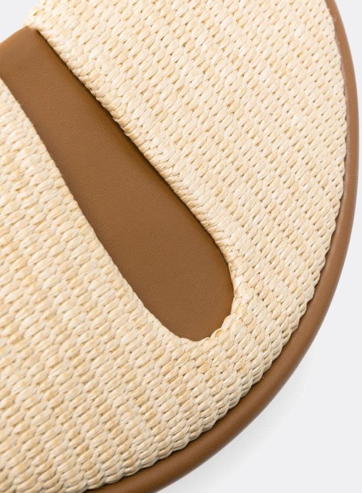 Themoirè EBE STRAW SHELL/CARAMEL Economico