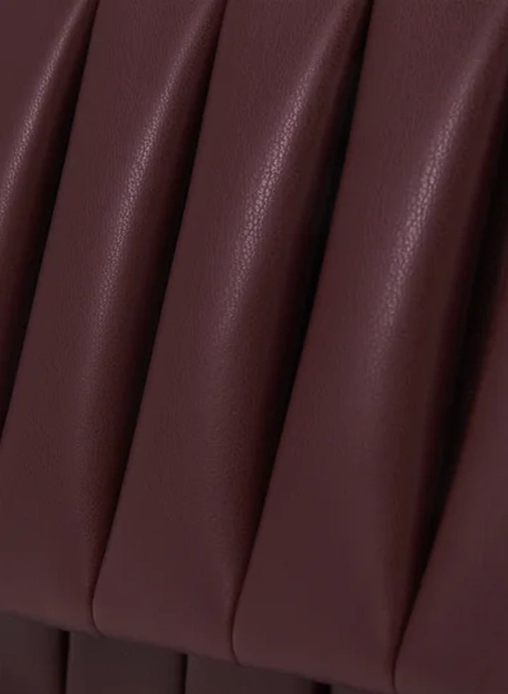 Themoirè FERONIA VEGAN FABRIC MARSALA Ultimi tre giorni