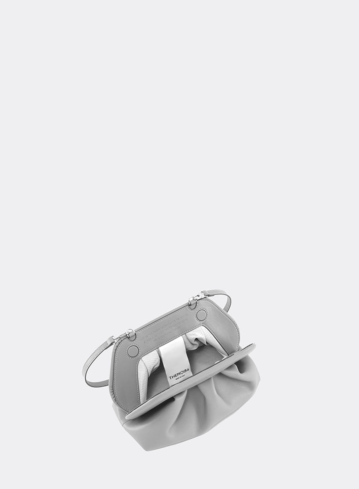 Themoirè TIA CRUMPLED LAMINATED SILVER Enormi sconti